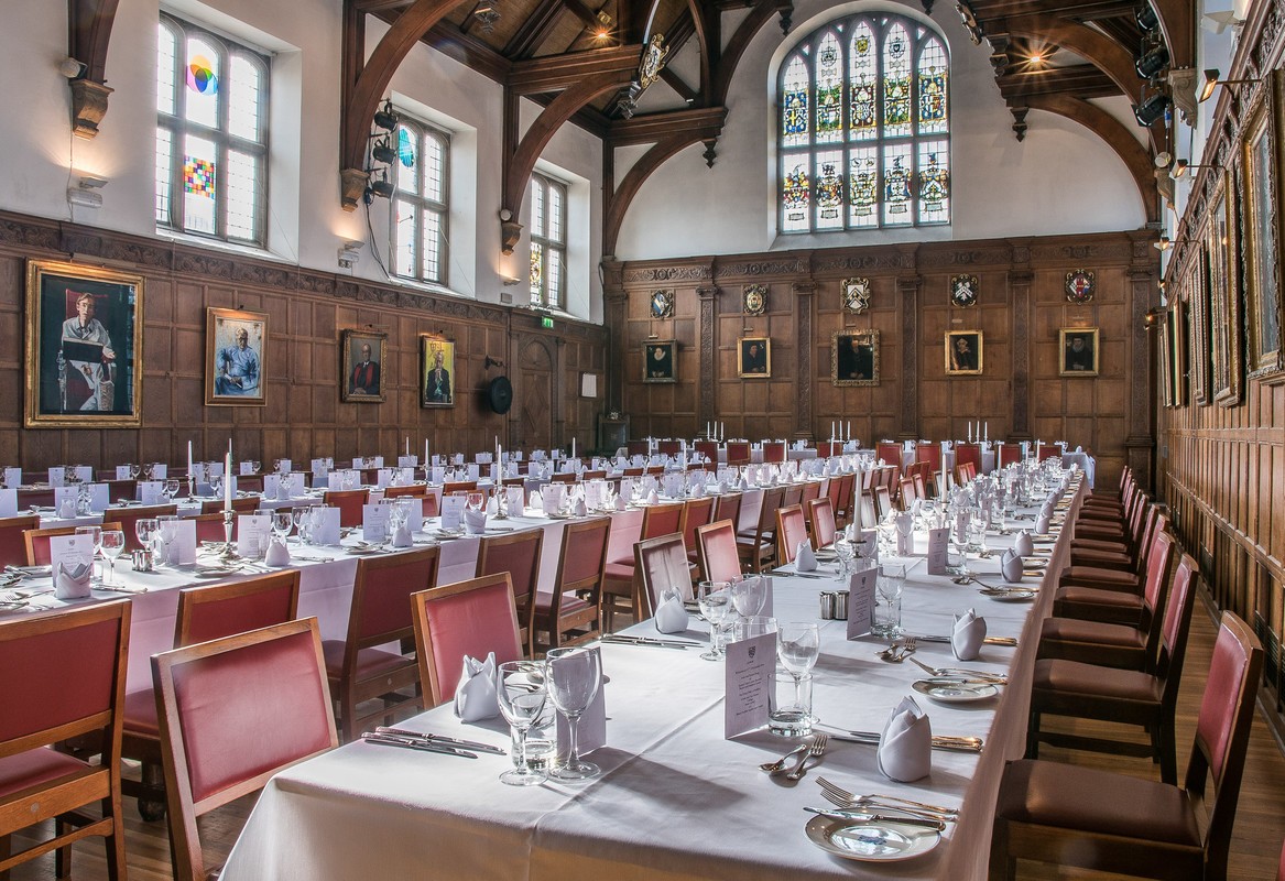 The dining hall at Caius