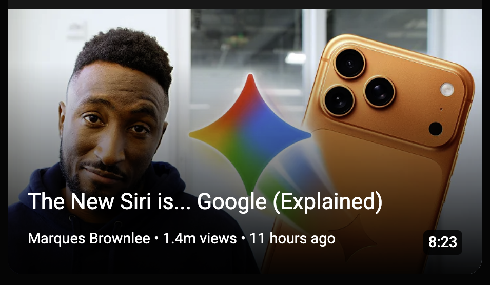 MKBHD on Siri