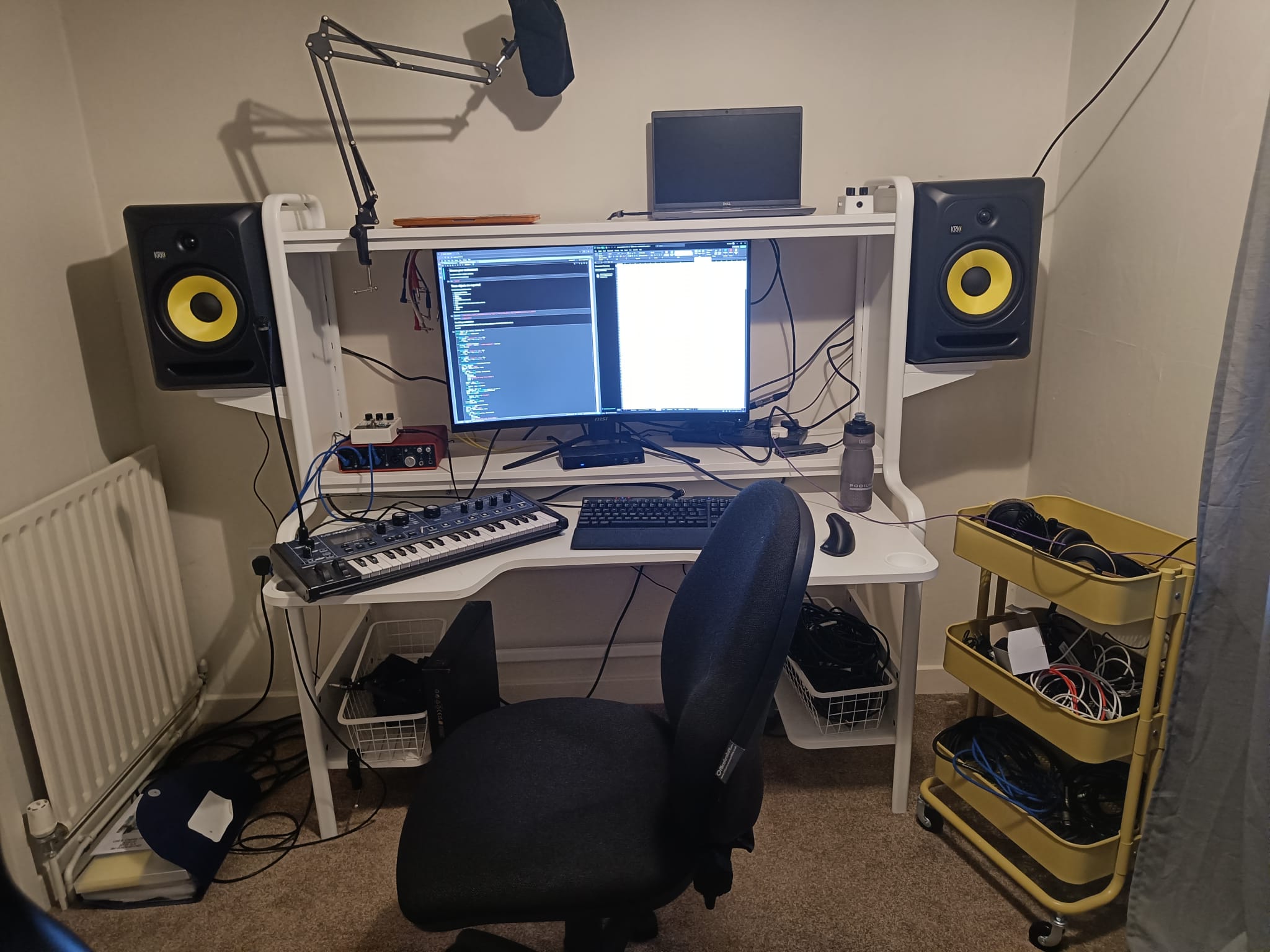 Nico's desk.